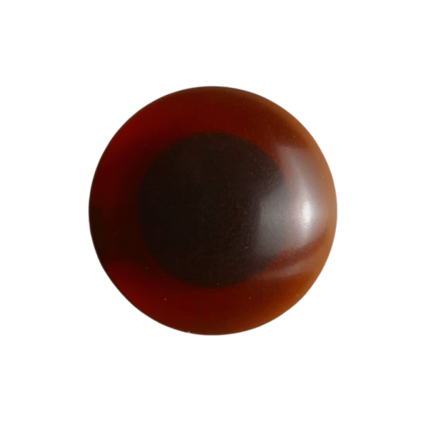 Dekoknopf Teddyaugen 18 mm braun