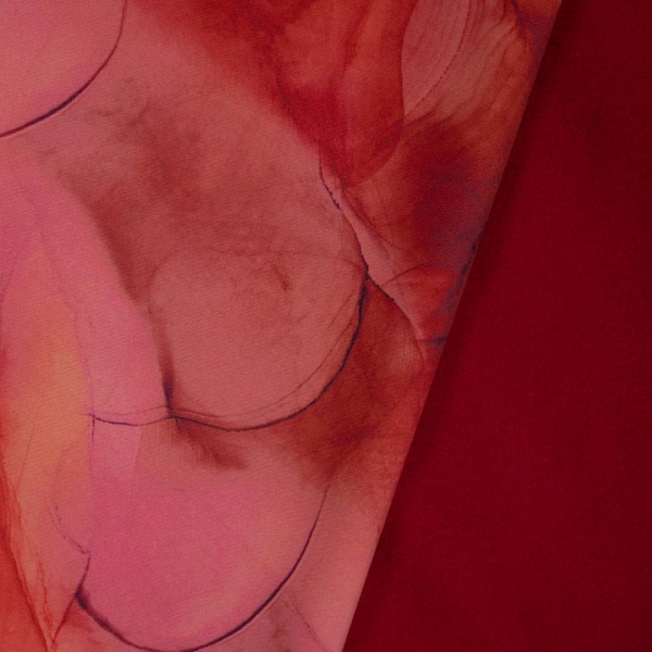 Softshell Aquarell rot