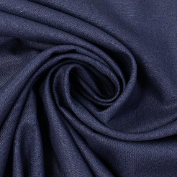 Edle Baumwollwebware navy