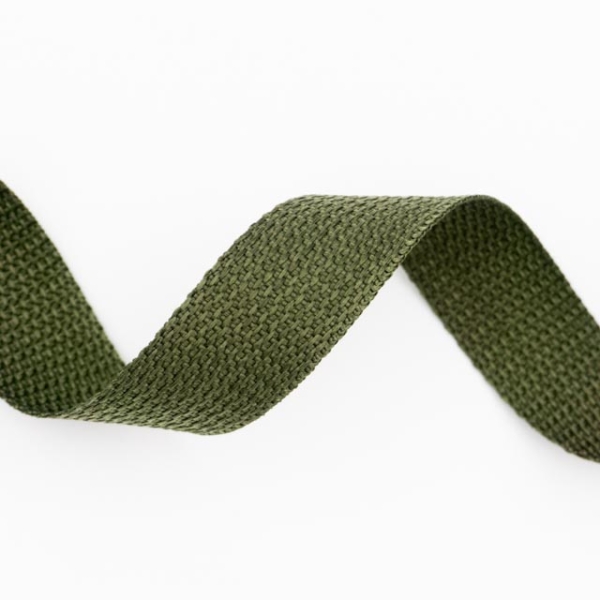 Gurtband Grobmaschig 25mm oliv