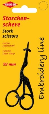 Kleiber Storchenschere 93mm schwarz