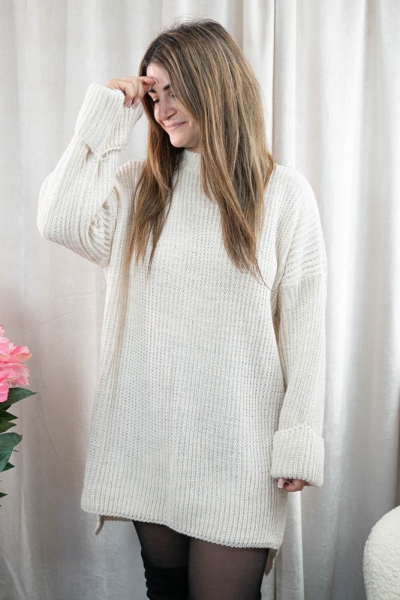 Strickkleid Sina natur