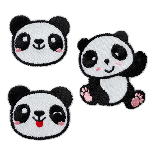 Applikation Süßer Panda