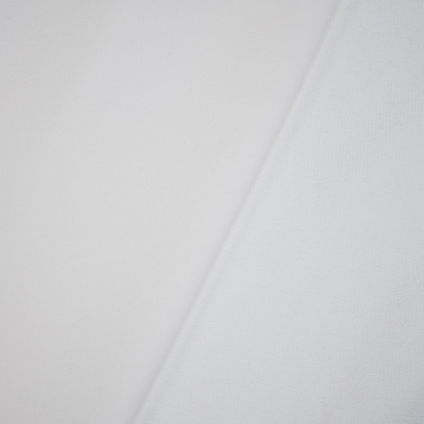 French Terry Sweat wollweiß