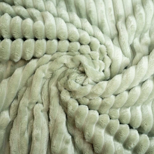 Cord-Look Fleece salbei