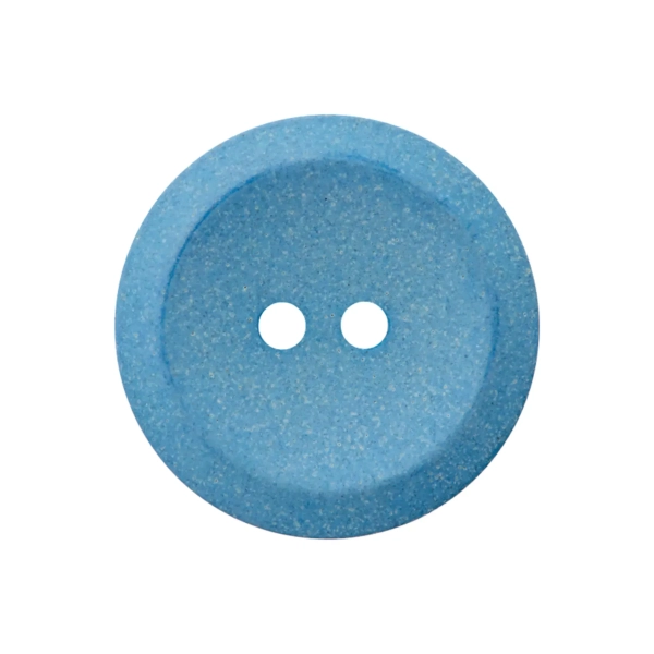 Knopf 2-Loch 23mm hellblau