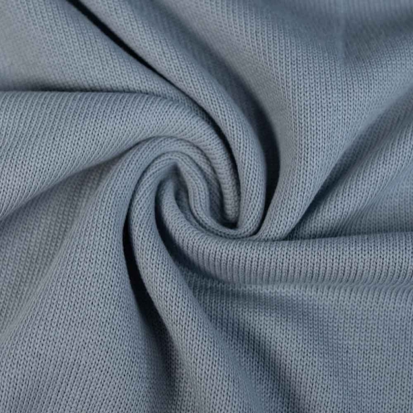 Baumwoll Feinstrick Premium jeansblau