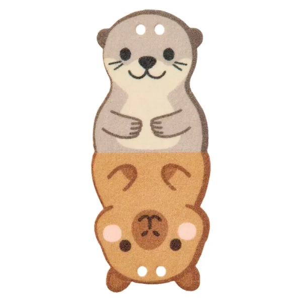 Zierteil Otter/Capybara mittelbraun 20mm