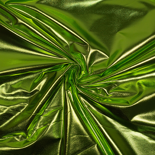 Folienjersey Metallic lime