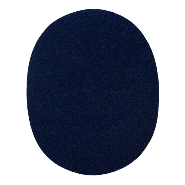 Applikation Stoffflicken blau