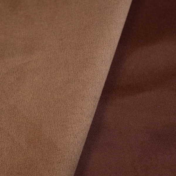 Wildlederjersey cognac