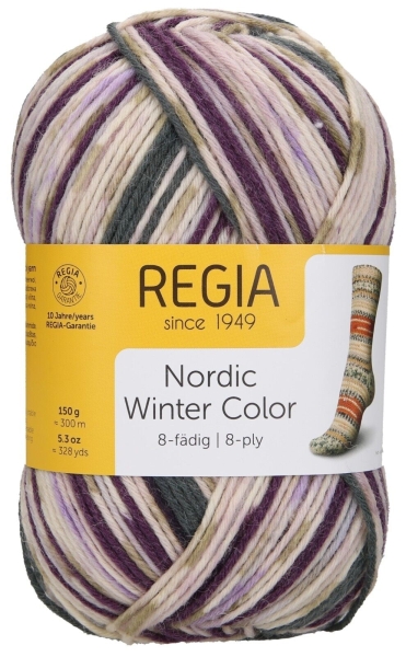 Regia 150gr 8-fädig Nordic Winter Color 3043