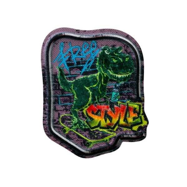 Applikation Graffiti Dinosaurier
