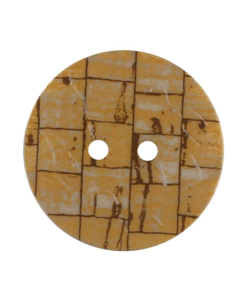 Modeknopf rund 20mm beige