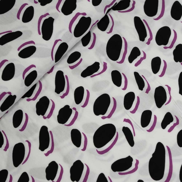 Viskosewebware Kreise beere