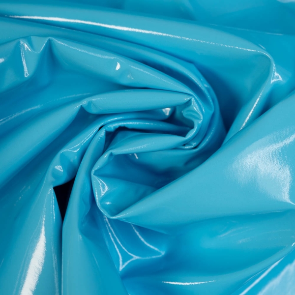 Lackleder Imitat türkis