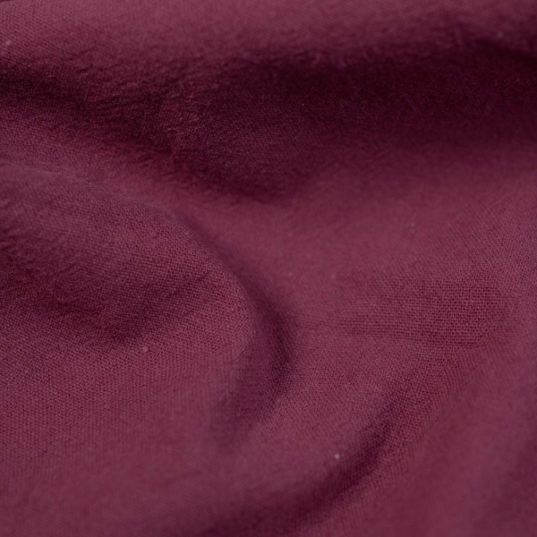Baumwolle Stonewashed bordeaux