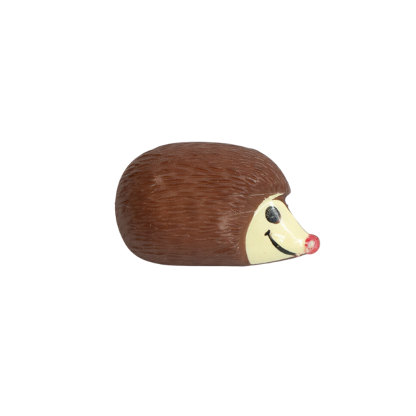Kinderknopf Igelchen 18mm braun