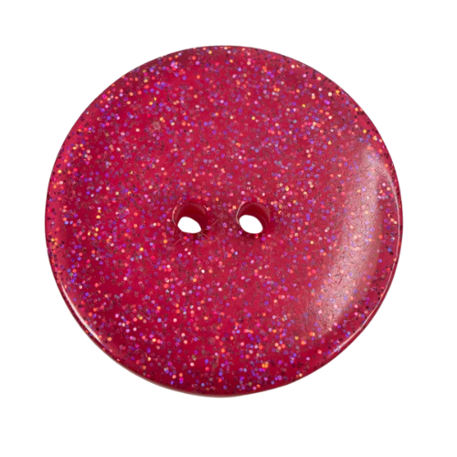 Modeknopf Glitzer 23mm pink