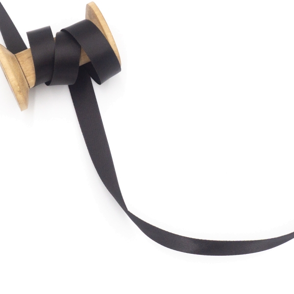 Satinband schwarz 25mm