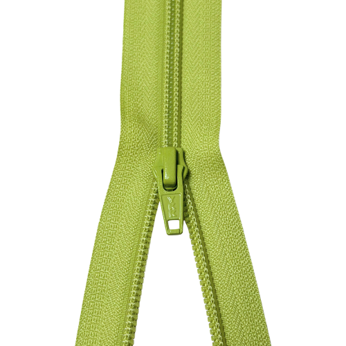 YKK teilbarer Reißverschluss Spirale lime 80cm