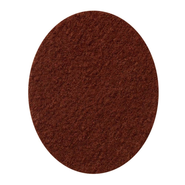 Applikation Wollflicken braun