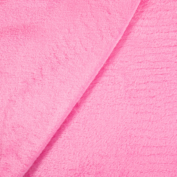 80cm Reststück Wellnessfleece Martha pink