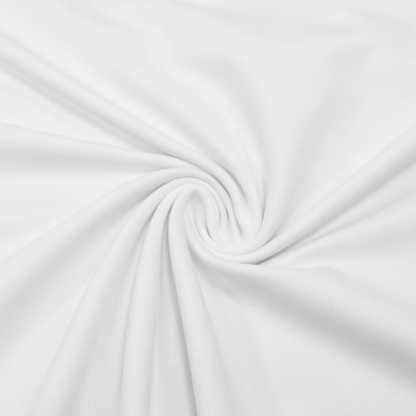 BIO Sommersweat French Terry Uni weiß