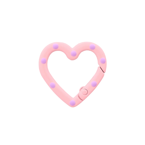 Prym Karabinerhaken Herz 19mm rosa