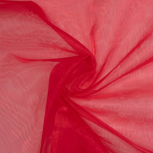 Organza One Tone rot