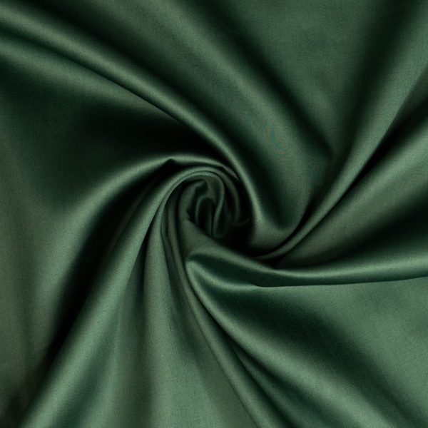 Baumwollsatin Luxury Soft tannengrün