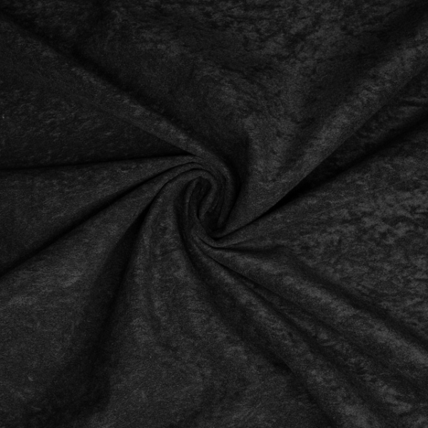 Veloursimitat schwarz