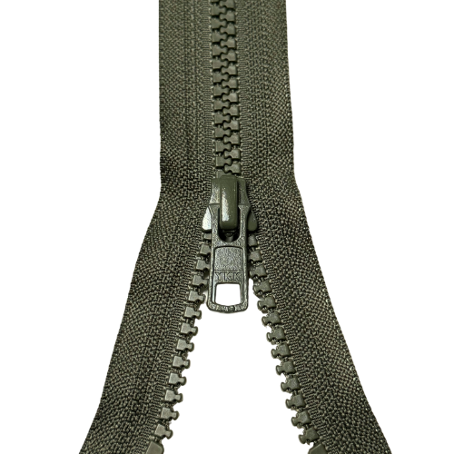 YKK nicht teilbarer Reißverschluss Krampe khaki 35cm