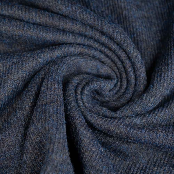 Strickstoff Navy Melange