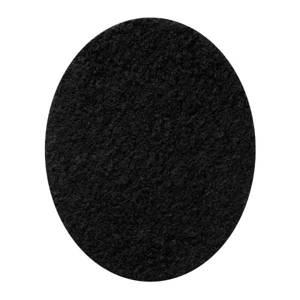 Applikation Wollflicken schwarz