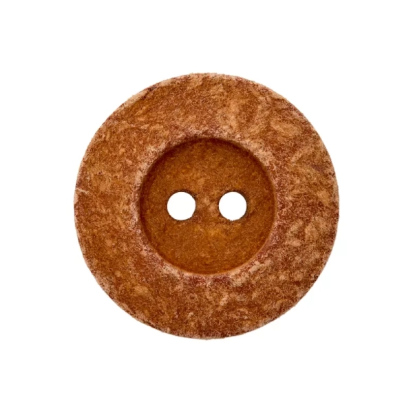 Knopf 20 mm mittelbraun