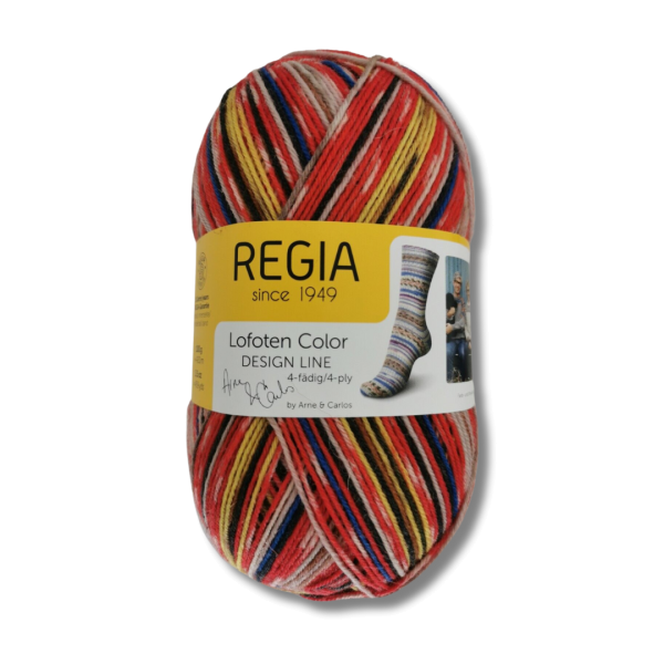 Regia150gr 6-fädig Lofoten Color 4011