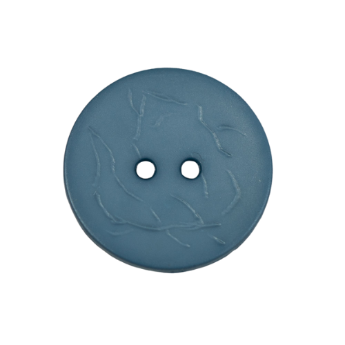 Modeknopf Struktur 20mm jeansblau matt
