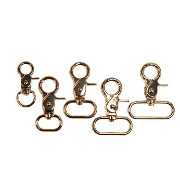 EvLis Taschenkarabiner Gold 15/20/25/30/40mm