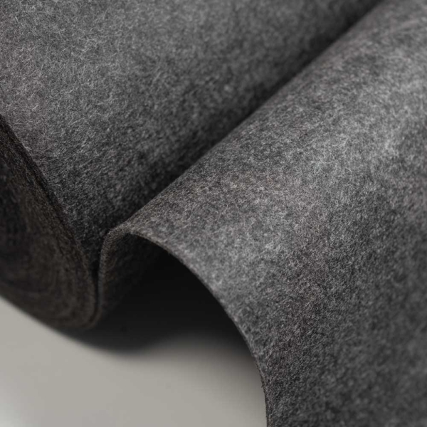 Filz 3mm meliert anthra