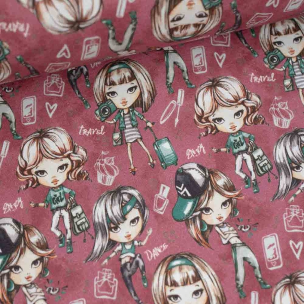 Alpensweat Travel Girl altrosa