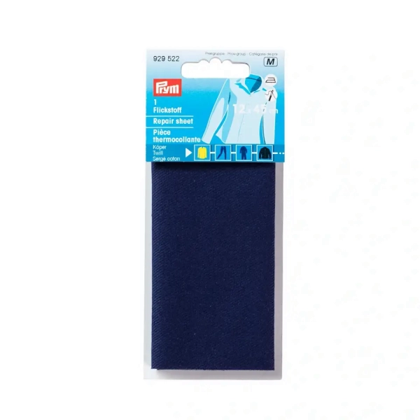 Prym Flickstoff blau 12x45cm