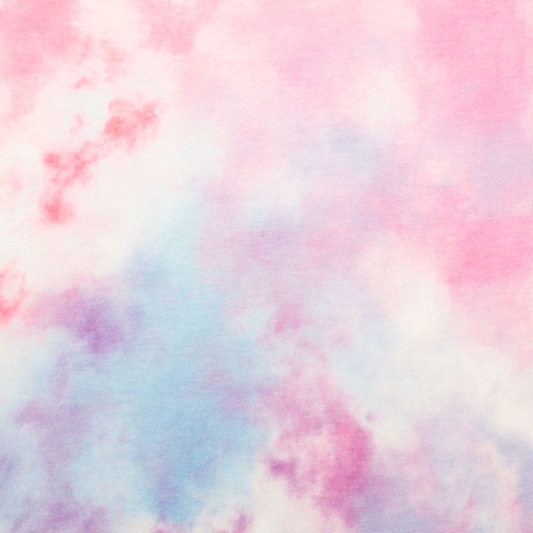 Bio-Baumwolljersey Tie-Dye rosa
