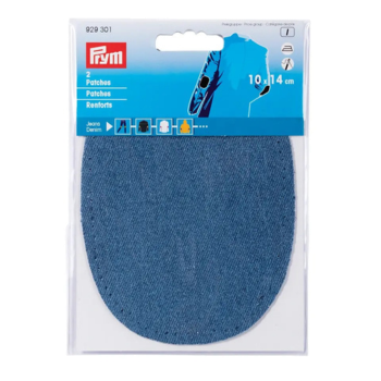 Prym Patches 10x14cm jeansblau