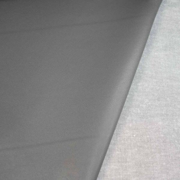 Nappa Kunstleder grau