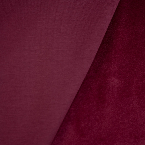 Alpenfleece Kuschelsweat bordeaux