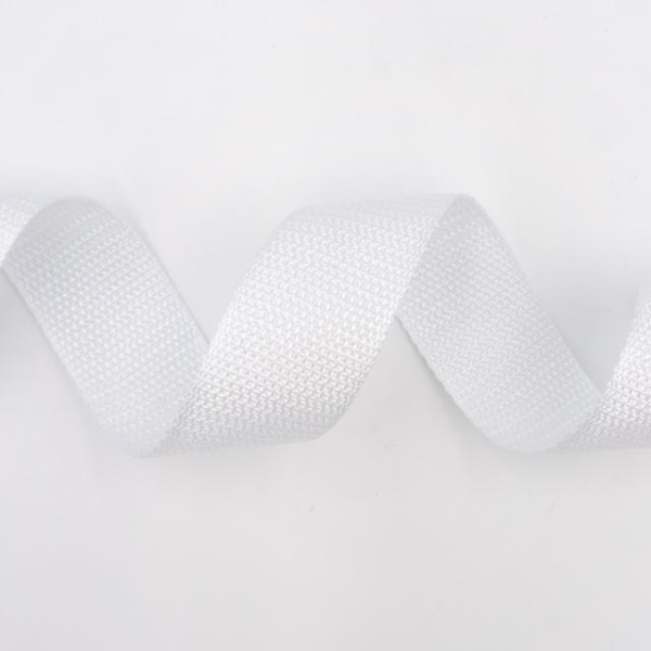 Gurtband Grobmaschig 40mm weiß