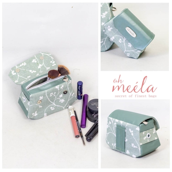 Schnittmuster ohBonni mini Schminktasche ohmeela