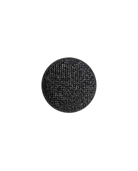 Modeknopf Glitzer 18mm schwarz