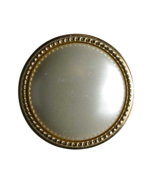 Modeknopf glänzend 13mm weiß